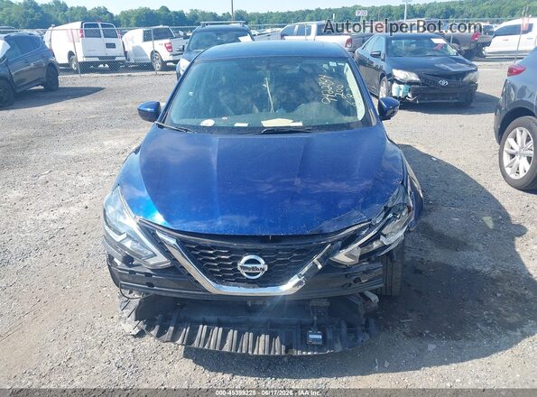 3N1AB7AP7JY339240 2018 NISSAN SENTRA Blue წინა ხედი