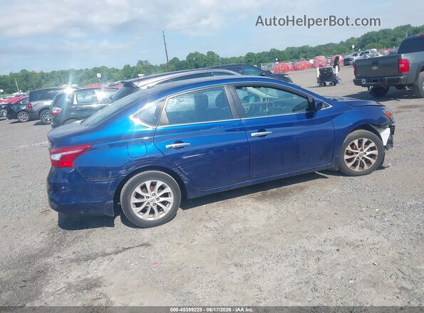 3N1AB7AP7JY339240 2018 NISSAN SENTRA Blue უკანა მარჯვენა