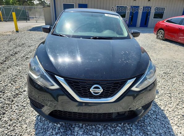 3N1AB7AP7JY339285 2018 NISSAN SENTRA Black წინა ხედი
