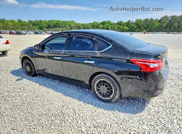 3N1AB7AP7JY339285 2018 NISSAN SENTRA Black უკანა მარცხენა