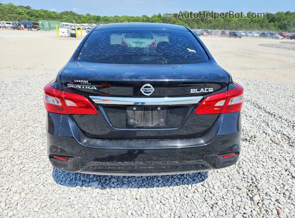 3N1AB7AP7JY339285 2018 NISSAN SENTRA Black უკანა ხედი