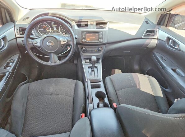 3N1AB7AP7JY339285 2018 NISSAN SENTRA Black წინა პანელის ხედი