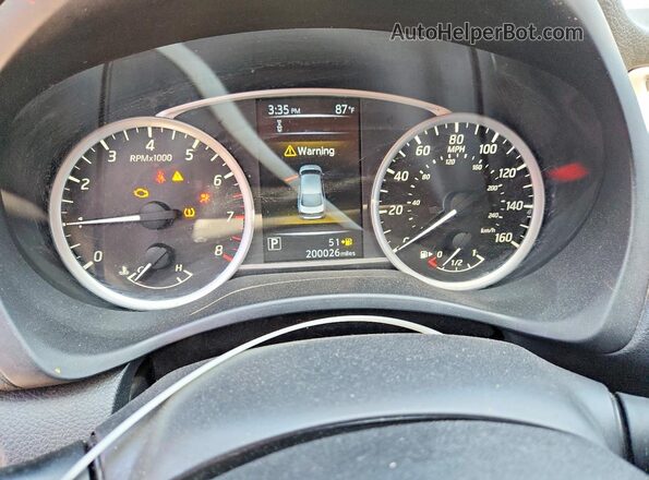 3N1AB7AP7JY339285 2018 NISSAN SENTRA Black ხელსაწყოთა პანელის ხედი