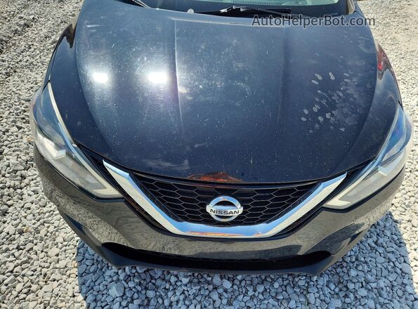 3N1AB7AP7JY339285 2018 NISSAN SENTRA Black უკანა სალონის ხედი