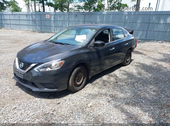 3N1AB7AP7JY347824 2018 NISSAN SENTRA Black Передня ліва чверть