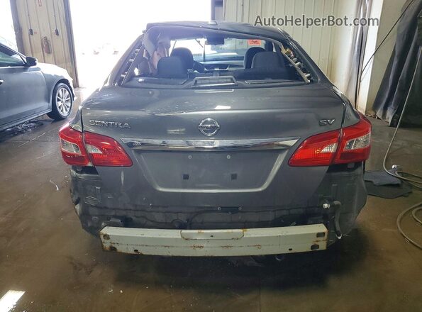 3N1AB7AP7KL605709 2019 NISSAN SENTRA Gray Rear view
