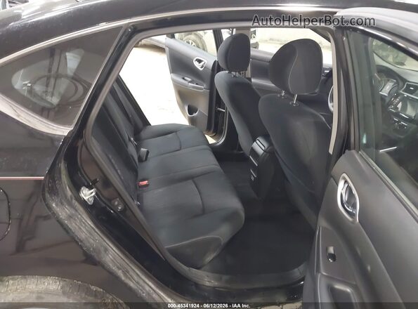 3N1AB7AP7KL607640 2019 NISSAN SENTRA Черный Вид задних сидений