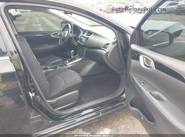 3N1AB7AP7KL614765 2019 NISSAN SENTRA Black Вид салону спереду