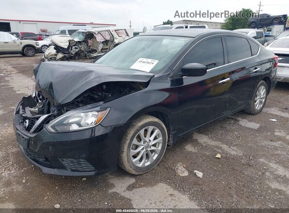 3N1AB7AP7KL614765 2019 NISSAN SENTRA Black Передня ліва чверть
