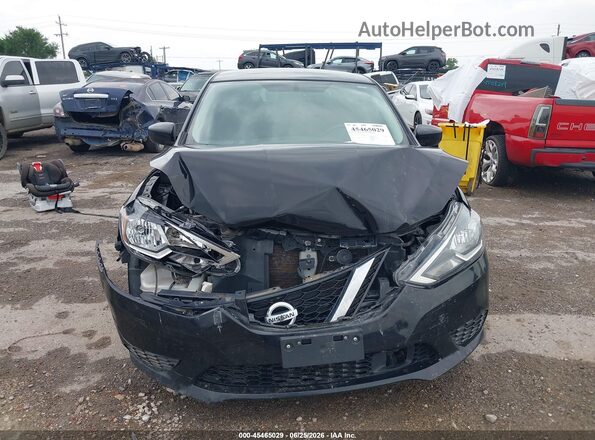 3N1AB7AP7KL614765 2019 NISSAN SENTRA Black Вид щитка приладів