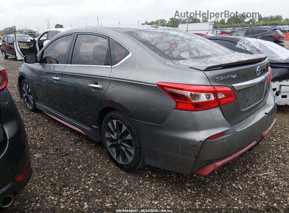 3N1AB7AP7KY213476 2019 NISSAN SENTRA Gray Rear left