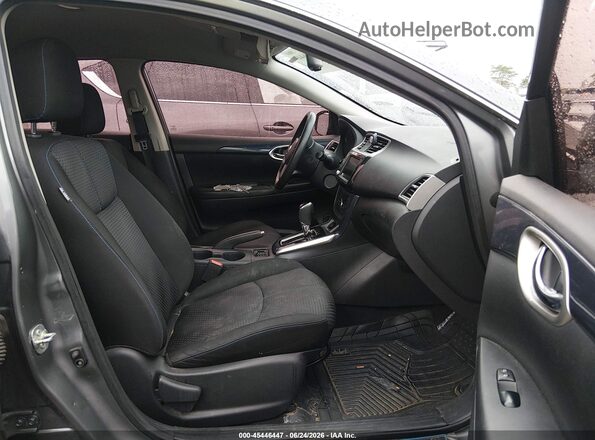 3N1AB7AP7KY213476 2019 NISSAN SENTRA Gray Front interior view