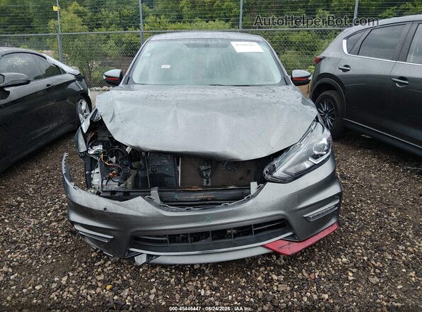 3N1AB7AP7KY213476 2019 NISSAN SENTRA Gray Dashboard view
