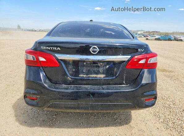 3N1AB7AP7KY215518 2019 NISSAN SENTRA Black Rear view