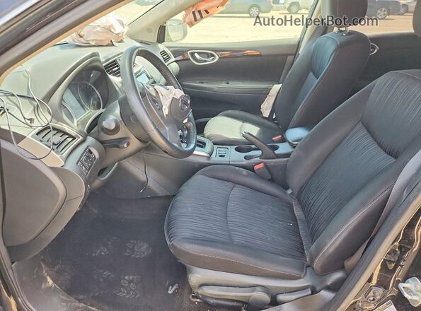 3N1AB7AP7KY215518 2019 NISSAN SENTRA Black Front interior view
