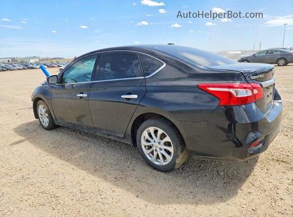 3N1AB7AP7KY215518 2019 NISSAN SENTRA Black Rear left