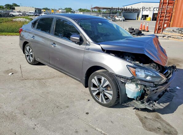3N1AB7AP7KY223750 2019 NISSAN SENTRA Gray 