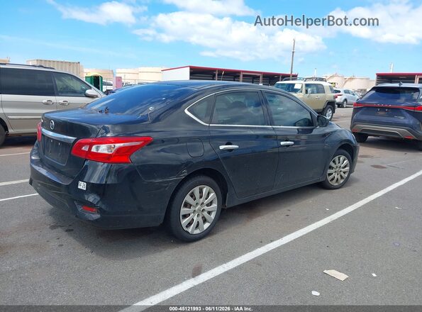 3N1AB7AP7KY249099 2019 NISSAN SENTRA Black Rear right