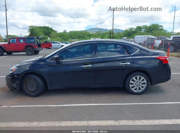 3N1AB7AP7KY249099 2019 NISSAN SENTRA Black Rear interior view