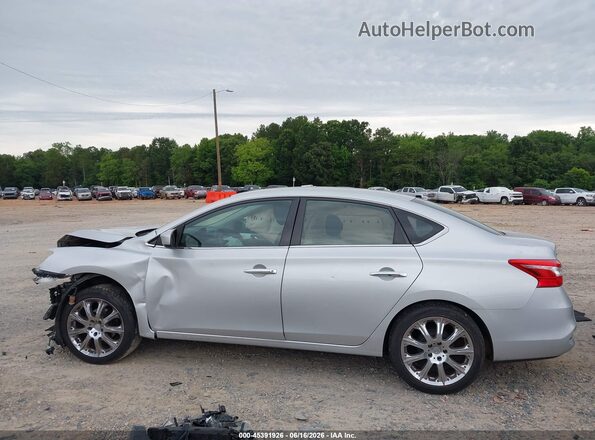 3N1AB7AP7KY267134 2019 NISSAN SENTRA Серебряный Панорамный вид салона 360°