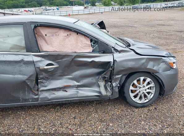 3N1AB7AP7KY285908 2019 NISSAN SENTRA Gray Vista frontal