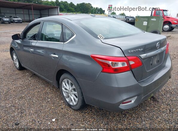 3N1AB7AP7KY285908 2019 NISSAN SENTRA Gray Trasero izquierdo