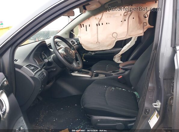3N1AB7AP7KY285908 2019 NISSAN SENTRA Gray Vista interior delantera