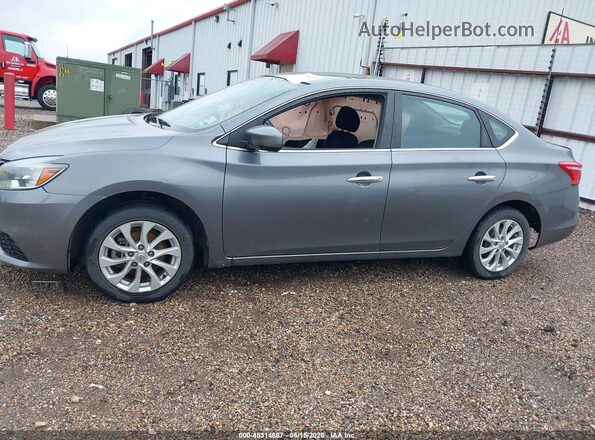 3N1AB7AP7KY285908 2019 NISSAN SENTRA Gray Vista interior de 360 grados