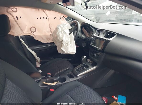 3N1AB7AP7KY286136 2019 NISSAN SENTRA Gray Widok wnętrza z przodu