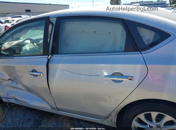 3N1AB7AP7KY286136 2019 NISSAN SENTRA Gray Widok wnętrza z tyłu