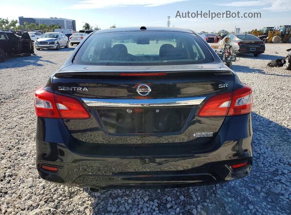 3N1AB7AP7KY297153 2019 NISSAN SENTRA Black უკანა ხედი