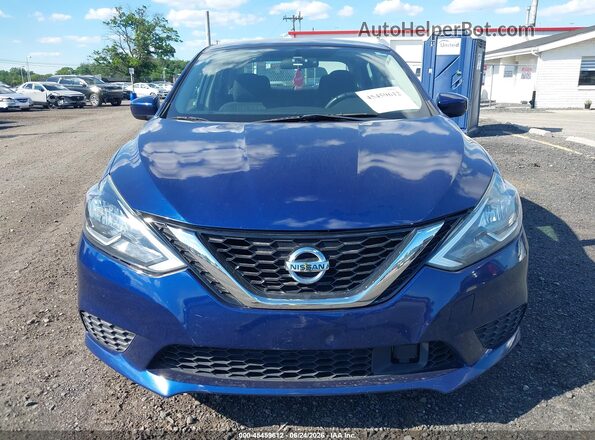 3N1AB7AP7KY299257 2019 NISSAN SENTRA Blue Widok z przodu