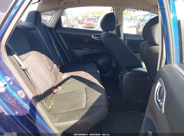 3N1AB7AP7KY299257 2019 NISSAN SENTRA Blue Widok naklejki z numerem VIN