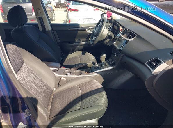3N1AB7AP7KY299257 2019 NISSAN SENTRA Blue Widok wnętrza z przodu