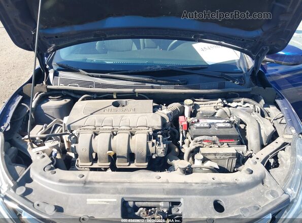 3N1AB7AP7KY299257 2019 NISSAN SENTRA Blue Widok z tyłu