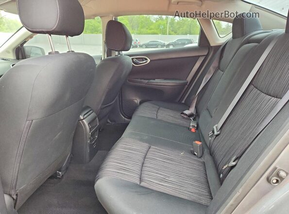 3N1AB7AP7KY303002 2019 NISSAN SENTRA Gray Vista de los asientos traseros