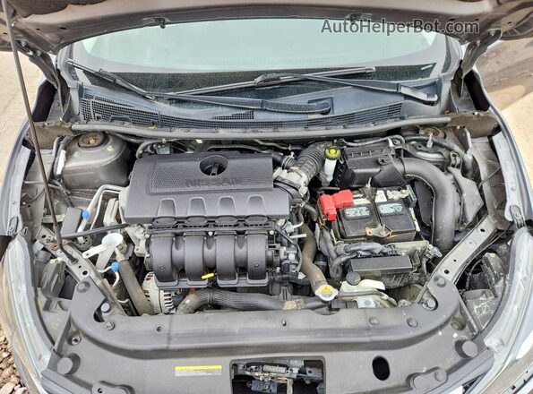 3N1AB7AP7KY303002 2019 NISSAN SENTRA Gray Vista interior trasera