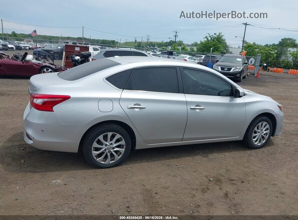 3N1AB7AP7KY313447 2019 NISSAN SENTRA Серебряный Вид спереди