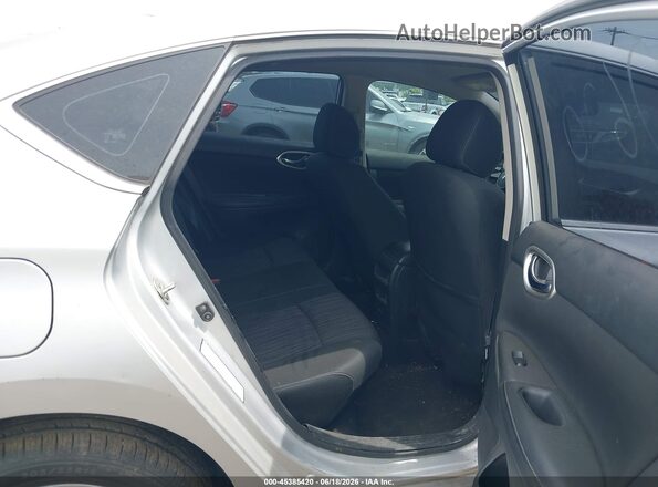 3N1AB7AP7KY313447 2019 NISSAN SENTRA Серебряный Вид наклейки с VIN-кодом
