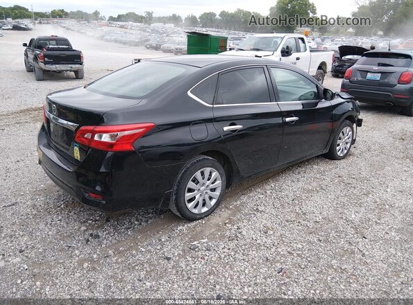 3N1AB7AP7KY328630 2019 NISSAN SENTRA Black Trasero derecho