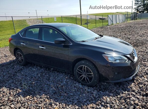 3N1AB7AP7KY339028 2019 NISSAN SENTRA Black Przód prawy