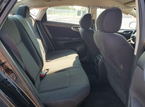 3N1AB7AP7KY339028 2019 NISSAN SENTRA Black Widok tylnych siedzeń