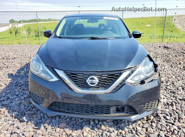 3N1AB7AP7KY339028 2019 NISSAN SENTRA Black Widok z przodu
