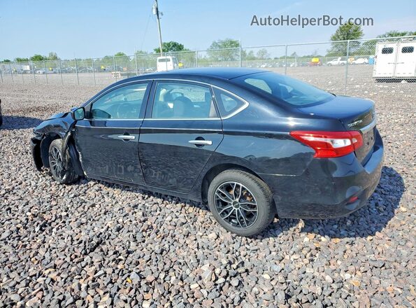 3N1AB7AP7KY339028 2019 NISSAN SENTRA Black Tył lewy
