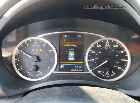 3N1AB7AP7KY339028 2019 NISSAN SENTRA Black Widok zestawu wskaźników