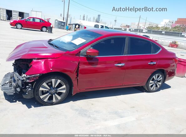 3N1AB7AP7KY367749 2019 NISSAN SENTRA Red 360 interior view