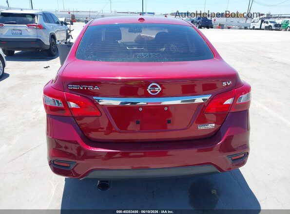 3N1AB7AP7KY367749 2019 NISSAN SENTRA Red 