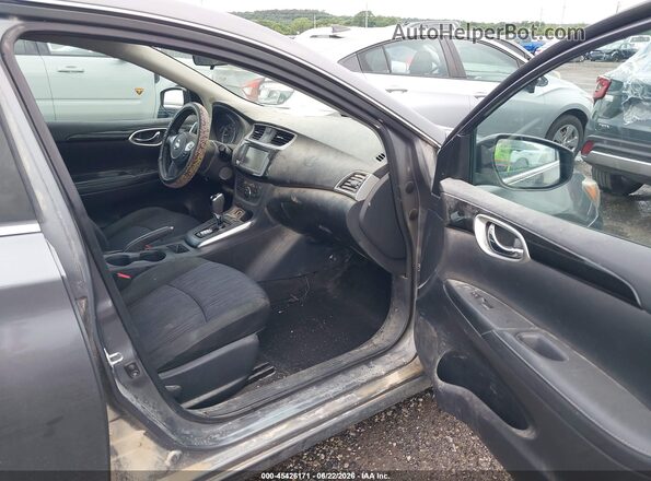 3N1AB7AP7KY369355 2019 NISSAN SENTRA Gray Вид салону спереду