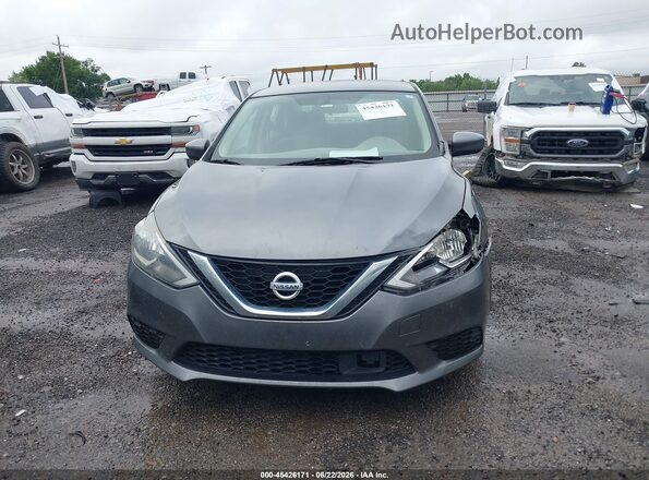 3N1AB7AP7KY369355 2019 NISSAN SENTRA Gray Вид щитка приладів