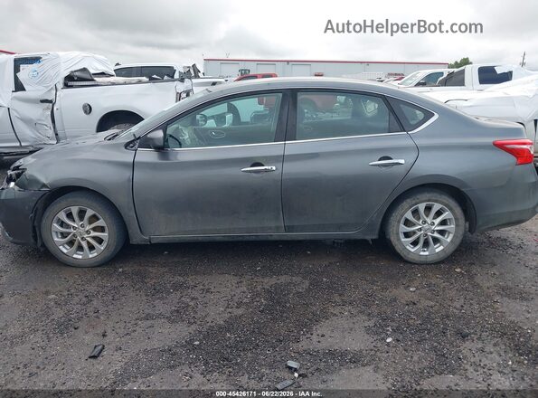 3N1AB7AP7KY369355 2019 NISSAN SENTRA Gray Панорамний вид салону 360°
